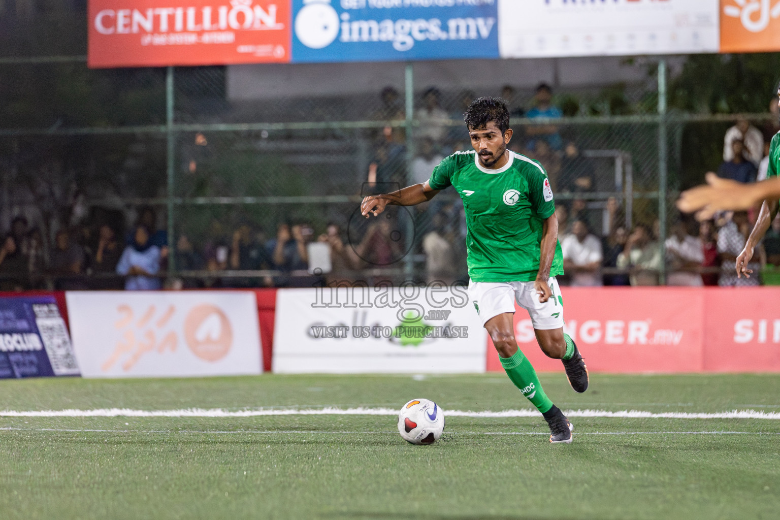 CLUB HDC vs CLUB FEN in Club Maldives Cup 2024 held in Rehendi Futsal Ground, Hulhumale', Maldives on Monday, 23rd September 2024. 
Photos: Mohamed Mahfooz Moosa / images.mv