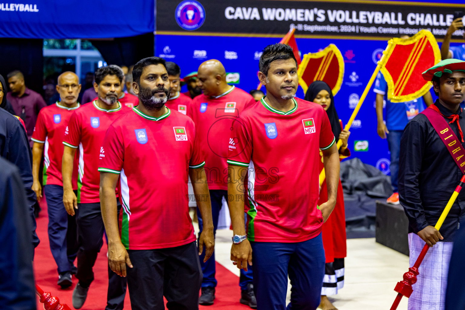 Final of CAVA Woman's Volleyball Challenge Cup 2024 was held in Social Center, Male', Maldives on Wednesday, 11th September 2024. Photos: Nausham Waheed / images.mv