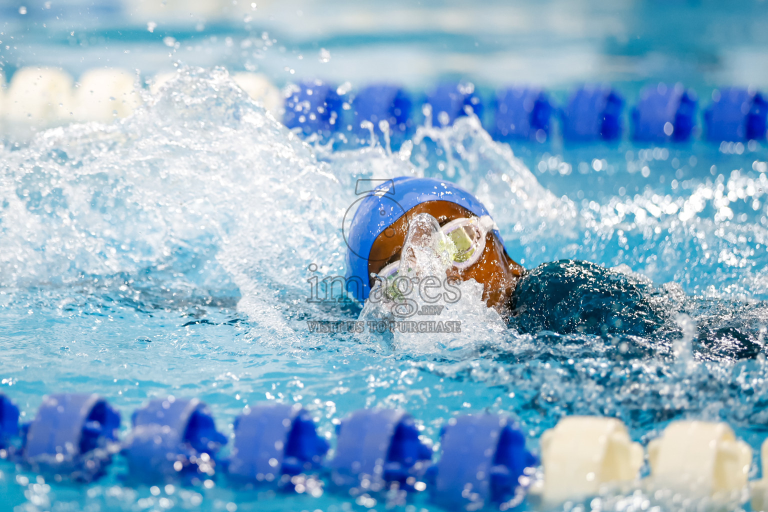 Day 4 of BML 6th National Kids Swimming Kids Festival 2025 held in Hulhumale', Maldives on Thursday, 6th November 2024. 
Photos: Hassan Simah / images.mv