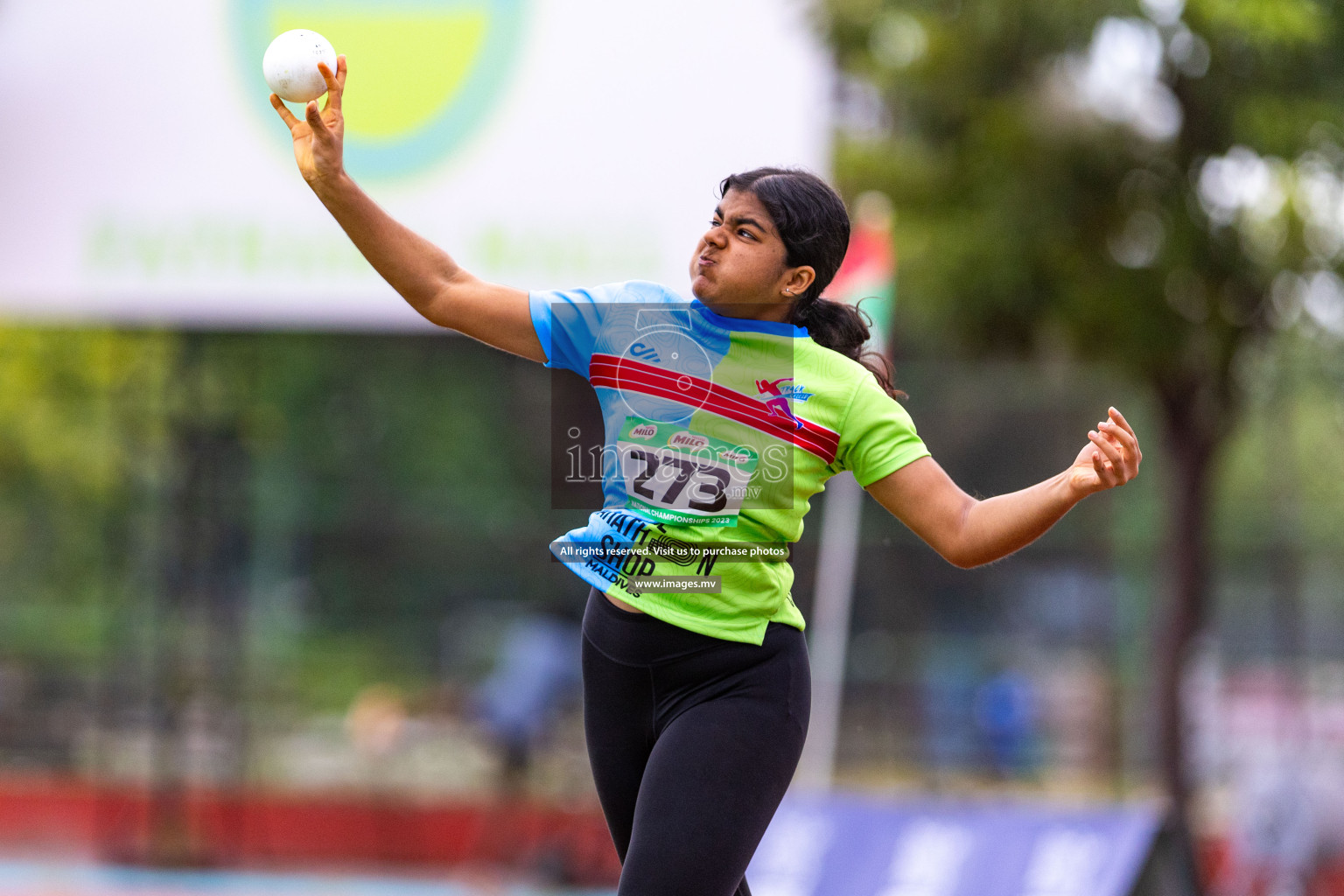 Day 2 of National Athletics Championship 2023 was held in Ekuveni Track at Male', Maldives on Friday, 24th November 2023. Photos: Nausham Waheed / images.mv