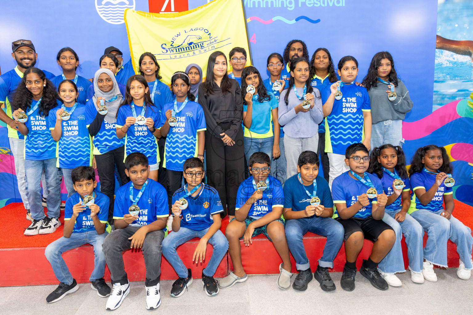 Closing of BML 5th National Swimming Kids Festival 2024 held in Hulhumale', Maldives on Saturday, 23rd November 2024.
Photos: Ismail Thoriq / images.mv