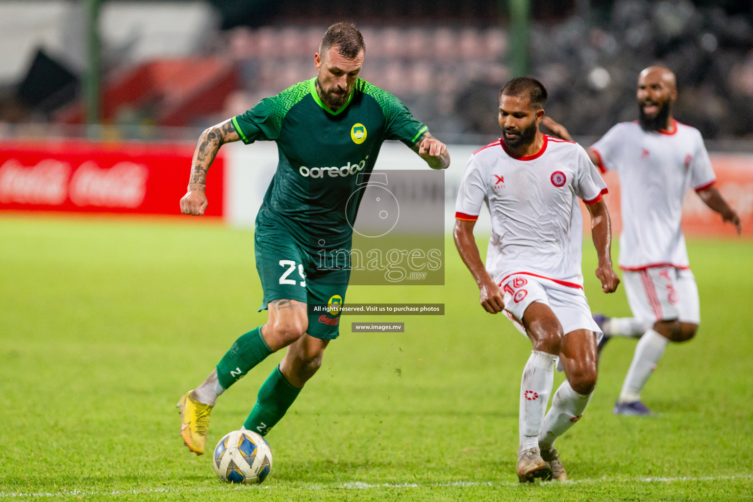 Maziya Sports & Recreation vs Buru Sports Club in President's Cup 2023, held on 20 April 2023 in National Football Stadium, Male', Maldives Photos: Hassan Simah, Mohamed Mahfooz