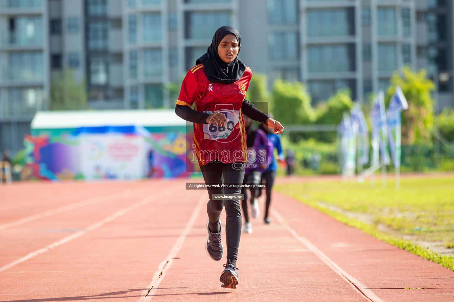 Day three of Inter School Athletics Championship 2023 was held at Hulhumale' Running Track at Hulhumale', Maldives on Tuesday, 16th May 2023. Photos: Nausham Waheed / images.mv