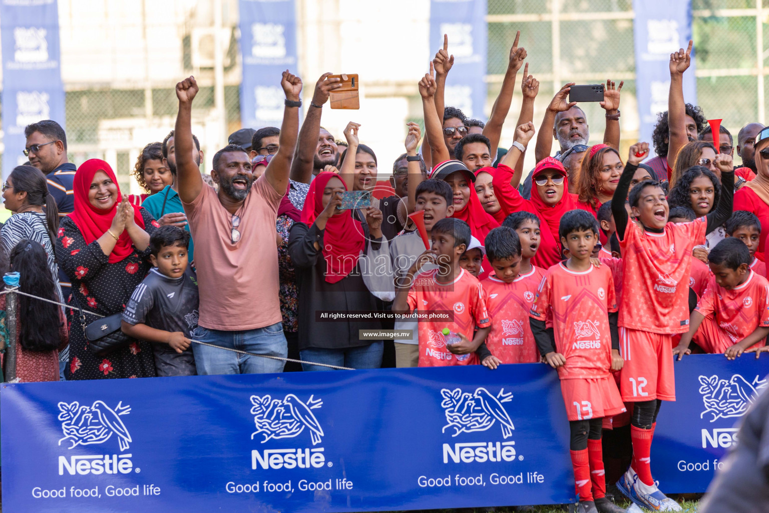 Day 4 of Nestle Kids Football Fiesta, held in Henveyru Football Stadium, Male', Maldives on Saturday, 14th October 2023
Photos: Ismail Thoriq / images.mv