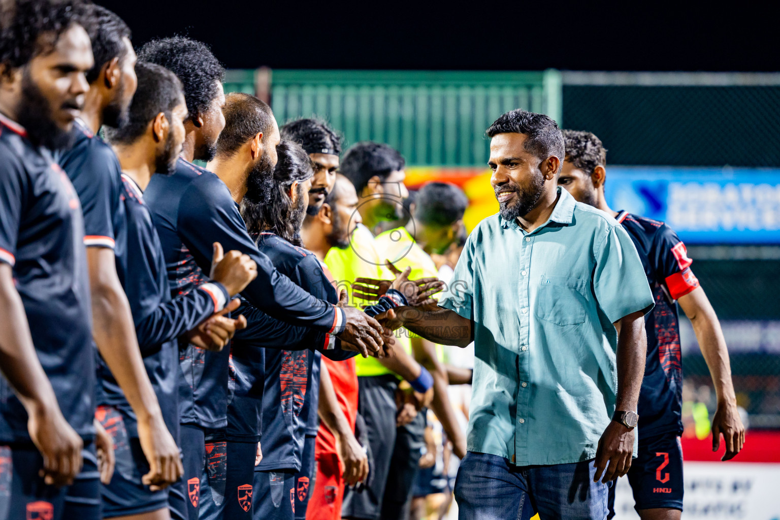 R Inguraidhoo vs Sh Kanditheem in zone round on Day 29 of Golden Futsal Challenge 2025 was held on Sunday , 2nd February 2025, in Hulhumale', Maldives. Photos: Nausham Waheed / images.mv