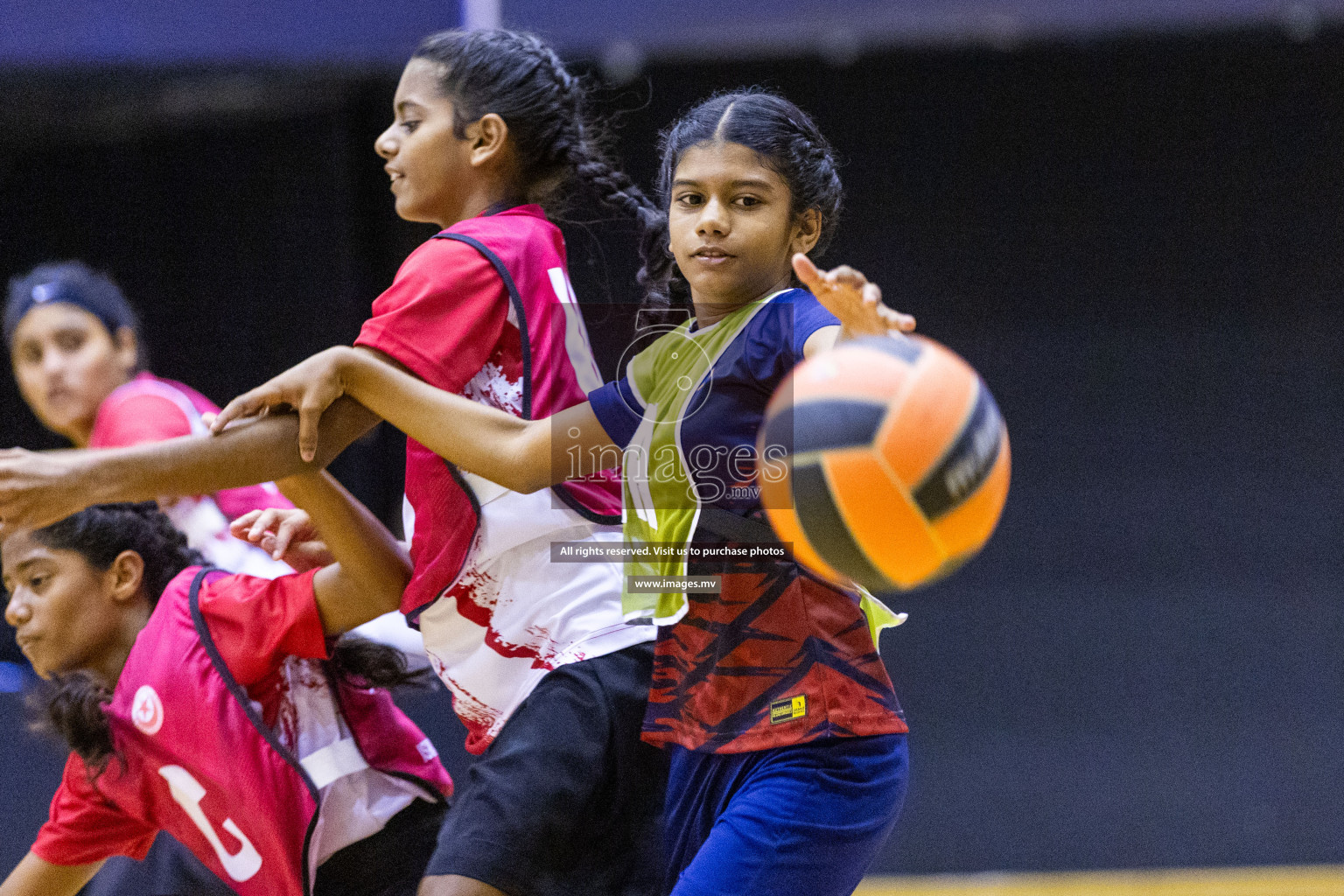 Day5 of 24th Interschool Netball Tournament 2023 was held in Social Center, Male', Maldives on 31st October 2023. Photos: Nausham Waheed / images.mv