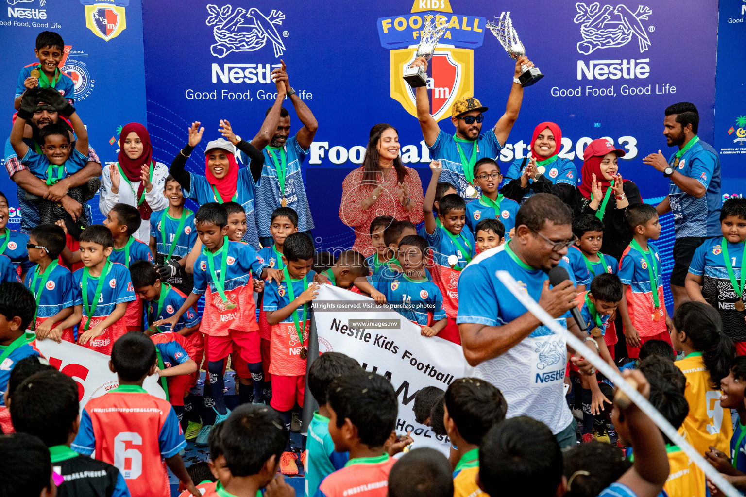 Finals & Closing Ceremony of Nestlé Kids Football Fiesta 2023 held in Male', Maldives on 25 February 2023