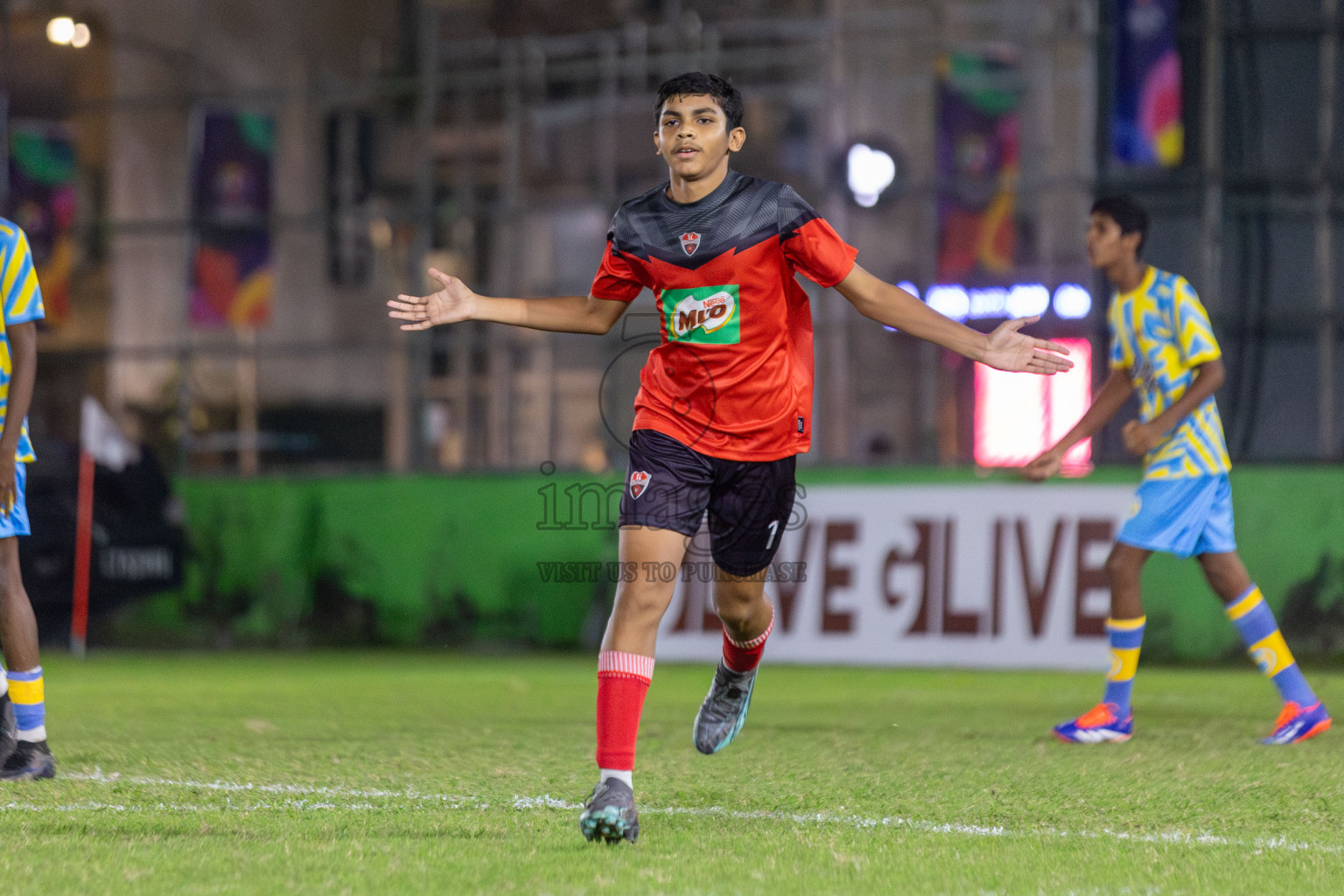 TC vs Valencia  (U14) in Day 5 of Dhivehi Youth League 2024 held at Henveiru Stadium on Friday 29th November 2024. Photos: Shuu Abdul Sattar/ Images.mv