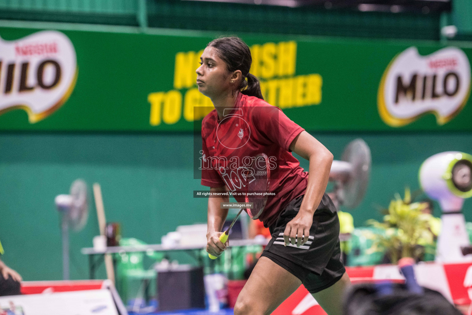 Day 2 of Badminton association mixed group championship 2021 held in Male', Maldives Photos by Nausham Waheed