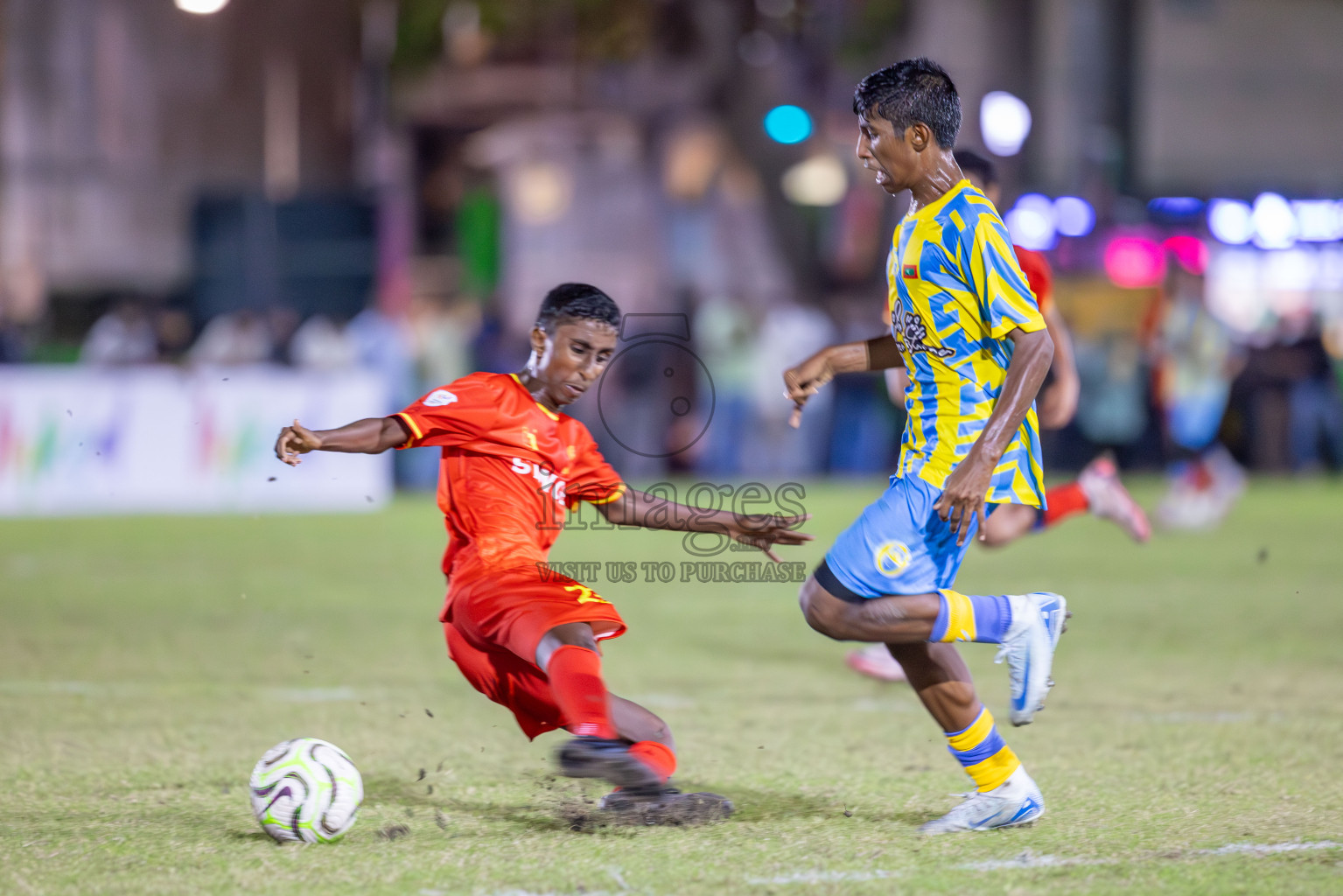 Dhivehi Youth League 2024 - Day 1. Matches held at Henveiru Stadium on 21st November 2024 , Thursday. Photos: Shuu Abdul Sattar/ Images.mv