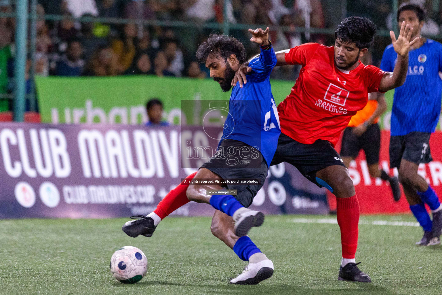 STELCO vs United BML in Quarter Final of Club Maldives Cup 2023 held in Hulhumale, Maldives, on Saturday, 12th August 2023Photos: Ismail Thoriq / images.mv