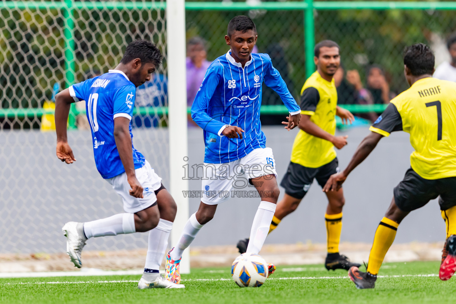 Chester Academy vs Kanmathi Juniorsfrom Manadhoo Council Cup 2024 in N Manadhoo Maldives on Friday, 16th February 2023. Photos: Nausham Waheed / images.mv