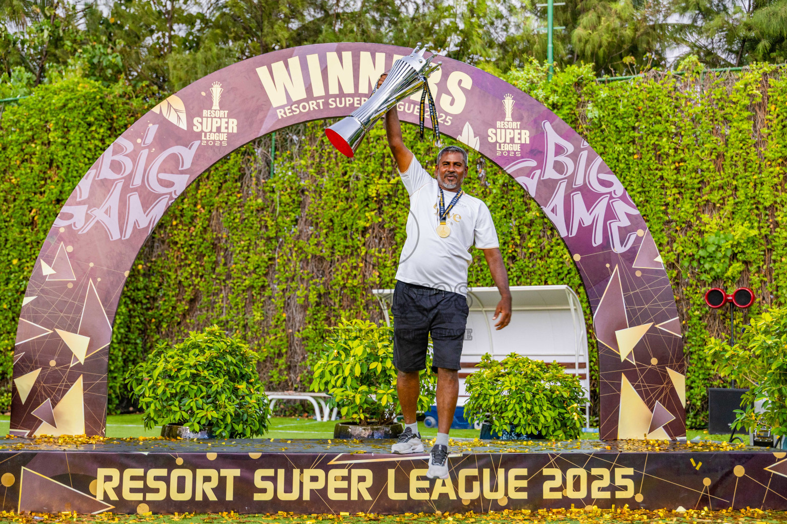 Conrad Maldives vs Joali Maldives in the Final of Resort Super League 2025 was held on Wednesday, 5th November 2025 in Jumeirah Olhaheli Island Maldives, Photos: Areef Adam / images.mv