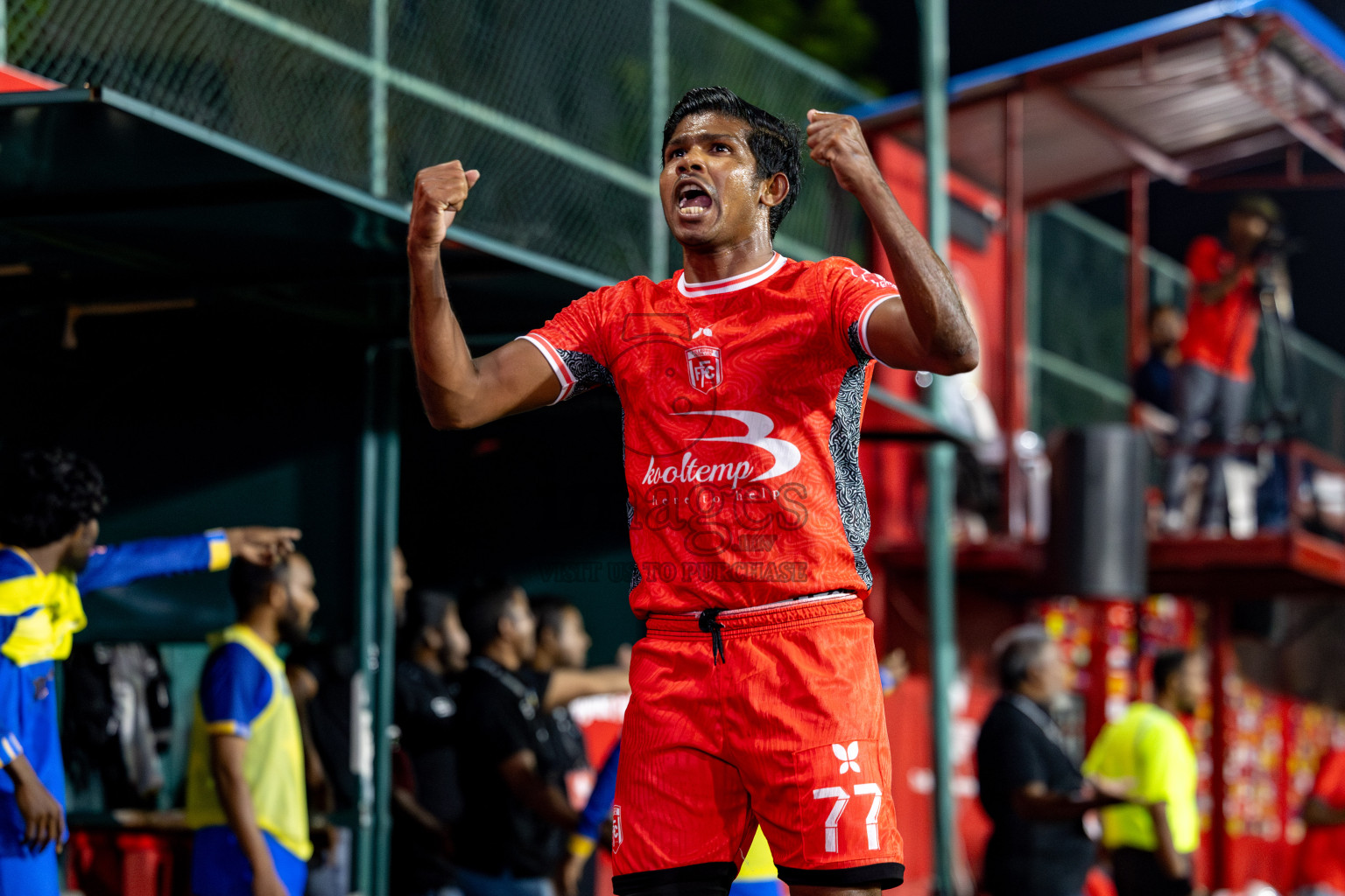 HA Filladhoo vs HA Baarah in Day 13 of Golden Futsal Challenge 2025 was held on Friday, 17th January 2025, in Hulhumale', Maldives 
Photos: Hassan Simah / images.mv