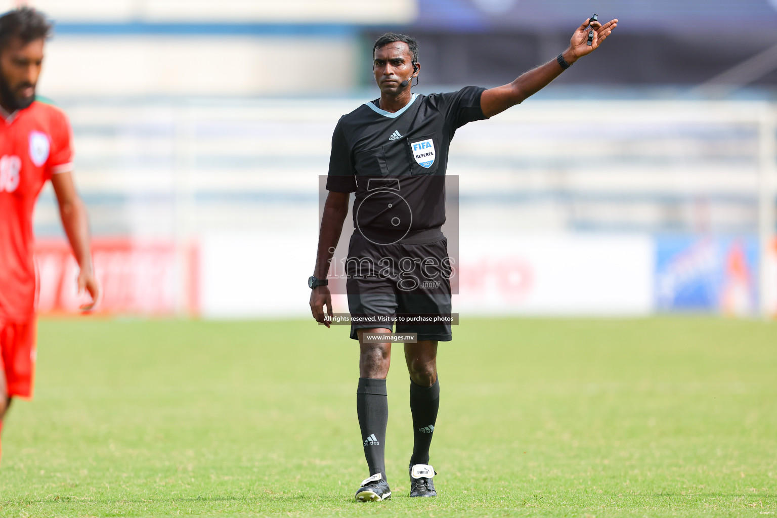 Kuwait vs Bangladesh in the Semi-final of SAFF Championship 2023 held in Sree Kanteerava Stadium, Bengaluru, India, on Saturday, 1st July 2023. Photos: Nausham Waheed, Hassan Simah / images.mv