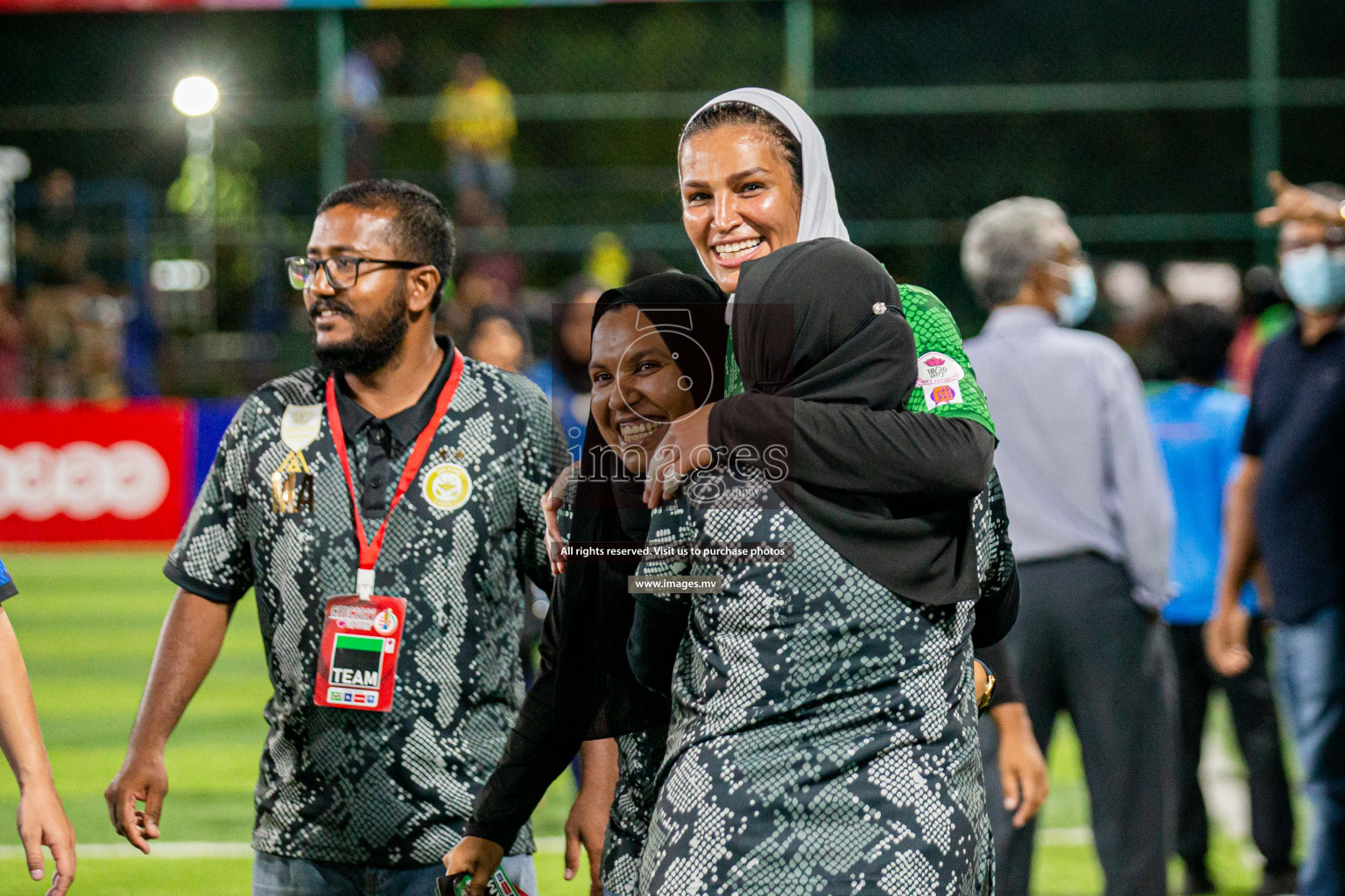 MPL vs Police Club in the Semi Finals of 18/30 Women's Futsal Fiesta 2021 held in Hulhumale, Maldives on 14th December 2021. Photos: Shuu Abdul Sattar / images.mv