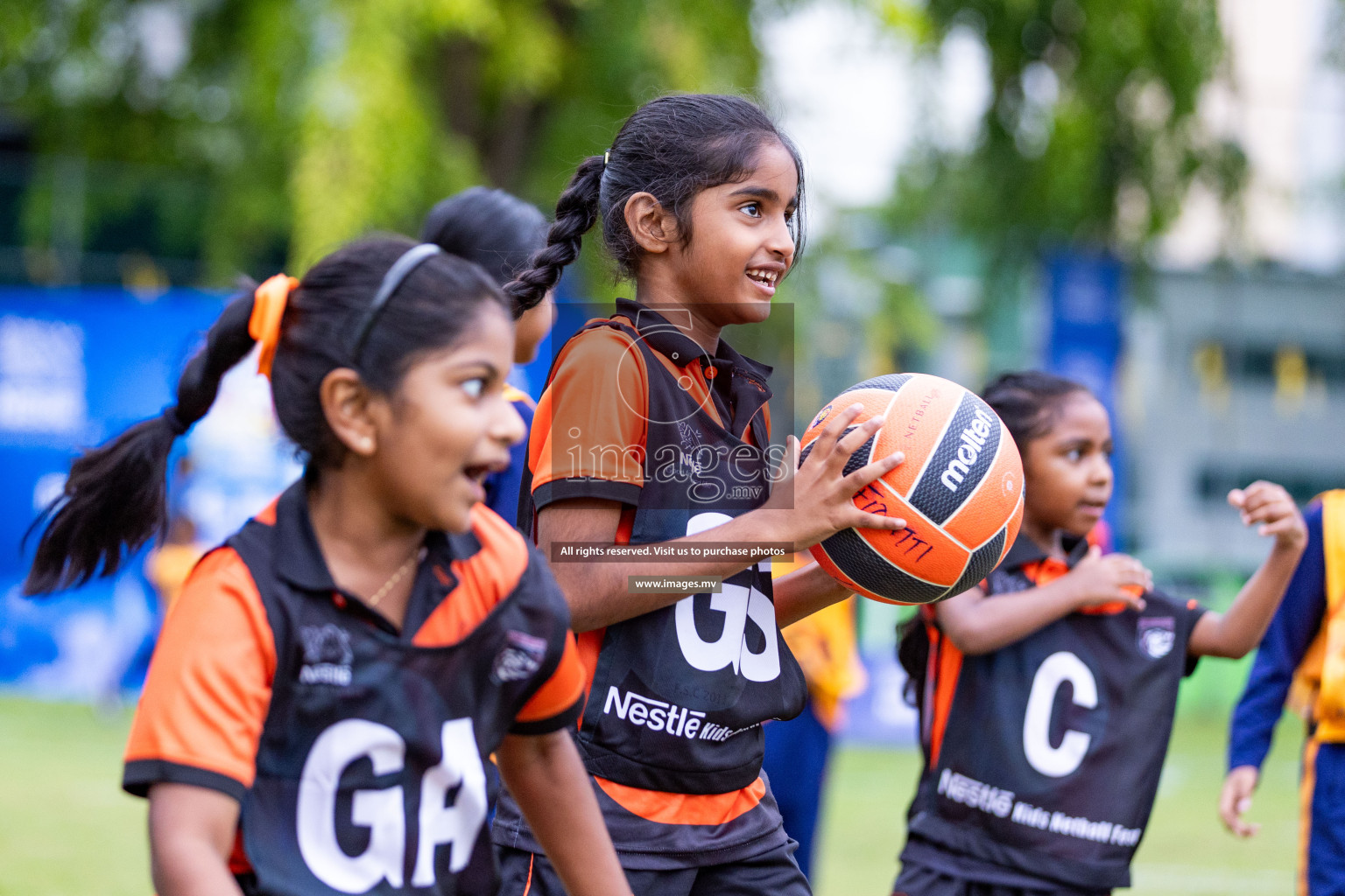 Day 1 of Nestle' Kids Netball Fiesta 2023 held in Henveyru Stadium, Male', Maldives on Thursday, 30th November 2023. Photos by Nausham Waheed / Images.mv