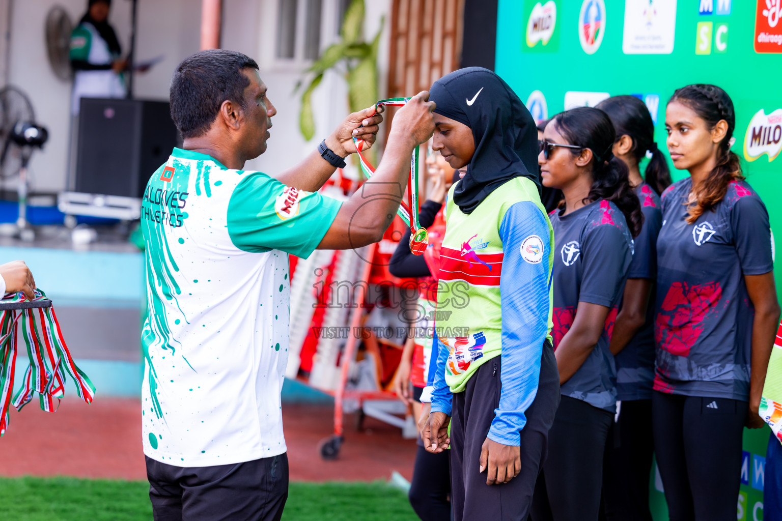 Day 3 of 12th Milo Association Championships was held in Ekuveni Track at Male', Maldives on Saturday, 26th April 2025. Photos: Nausham Waheed  / images.mv