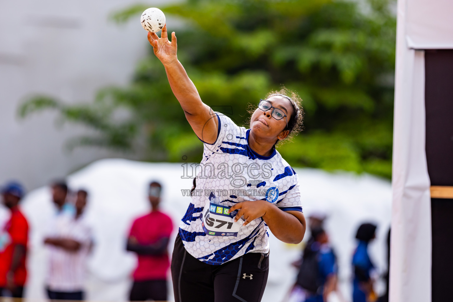 Day 6 of MWSC Interschool Athletics Championships 2024 held in Hulhumale Running Track, Hulhumale, Maldives on Thursday, 14th November 2024. Photos by: Nausham Waheed / Images.mv