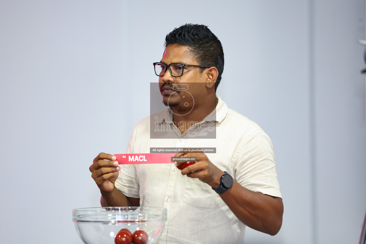 Round of 16 Draw of Club Maldives 2023 held in Boalhage Male, Maldives, on Monday, 31st July 2023 Photos: Nausham Waheed / images.mv