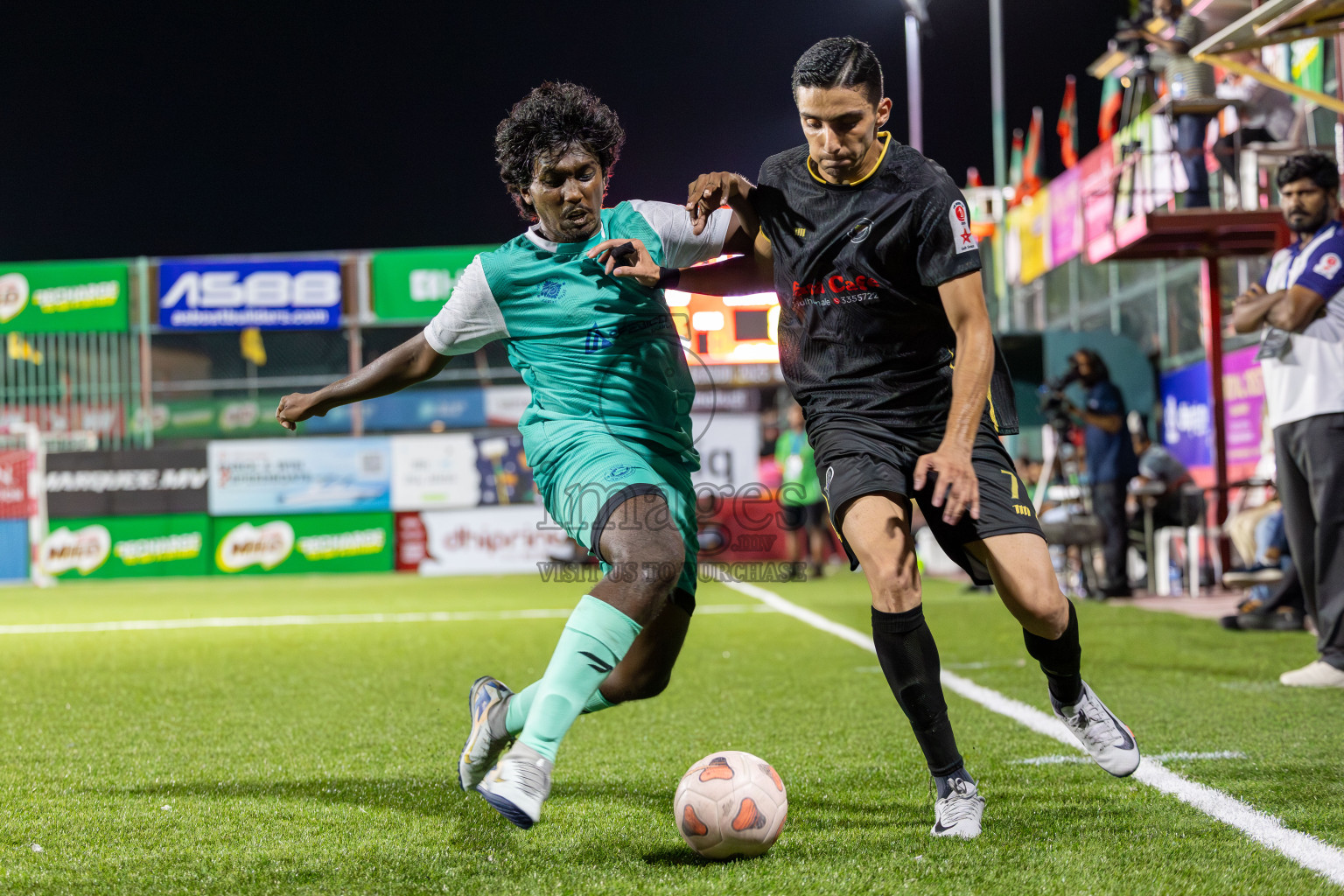 DSC vs CIM in Day 4 of Club Maldives Cup 2025 was held in Rehendi Futsal Ground, Hulhumale', Maldives on Thursday, 2nd October 2025. Photos: Mohamed Mahfooz Moosa / images.mv