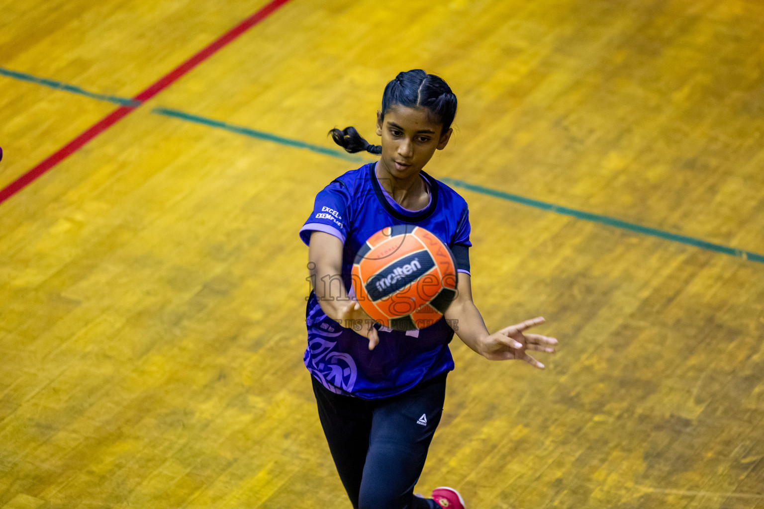 Day 11 of 25th Inter-School Netball Tournament was held in Social Center at Male', Maldives on Wednesday, 21st August 2024. Photos: Nausham Waheed / images.mv