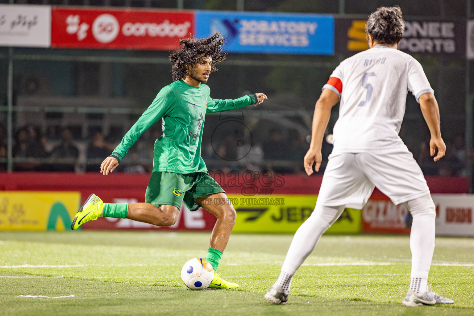 HA. Vashfaru vs HA. Utheemu in Day 1 of Golden Futsal Challenge 2025 on Sunday, 5th January 2025, in Hulhumale', Maldives 
Photos: Nausham Waheed / images.mv