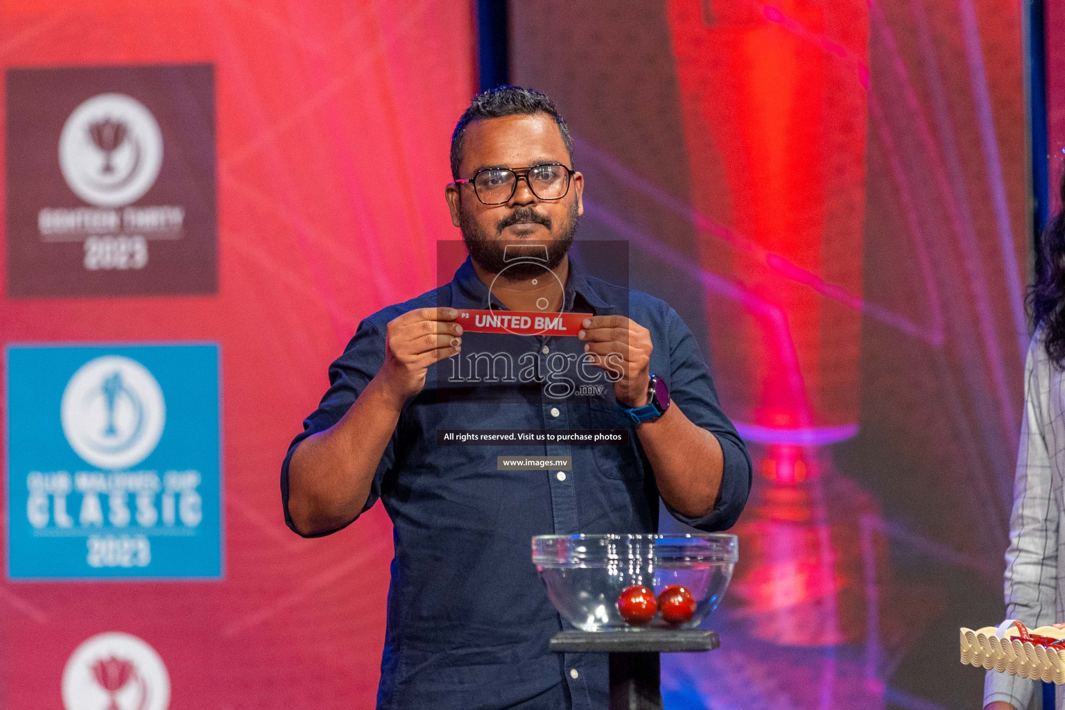 Draw ceremony of Club Maldives 2023 was held on Thursday, 6th July 2023 at PSM Studio in Male', Maldives.  Photos: Ismail Thoriq / images.mv