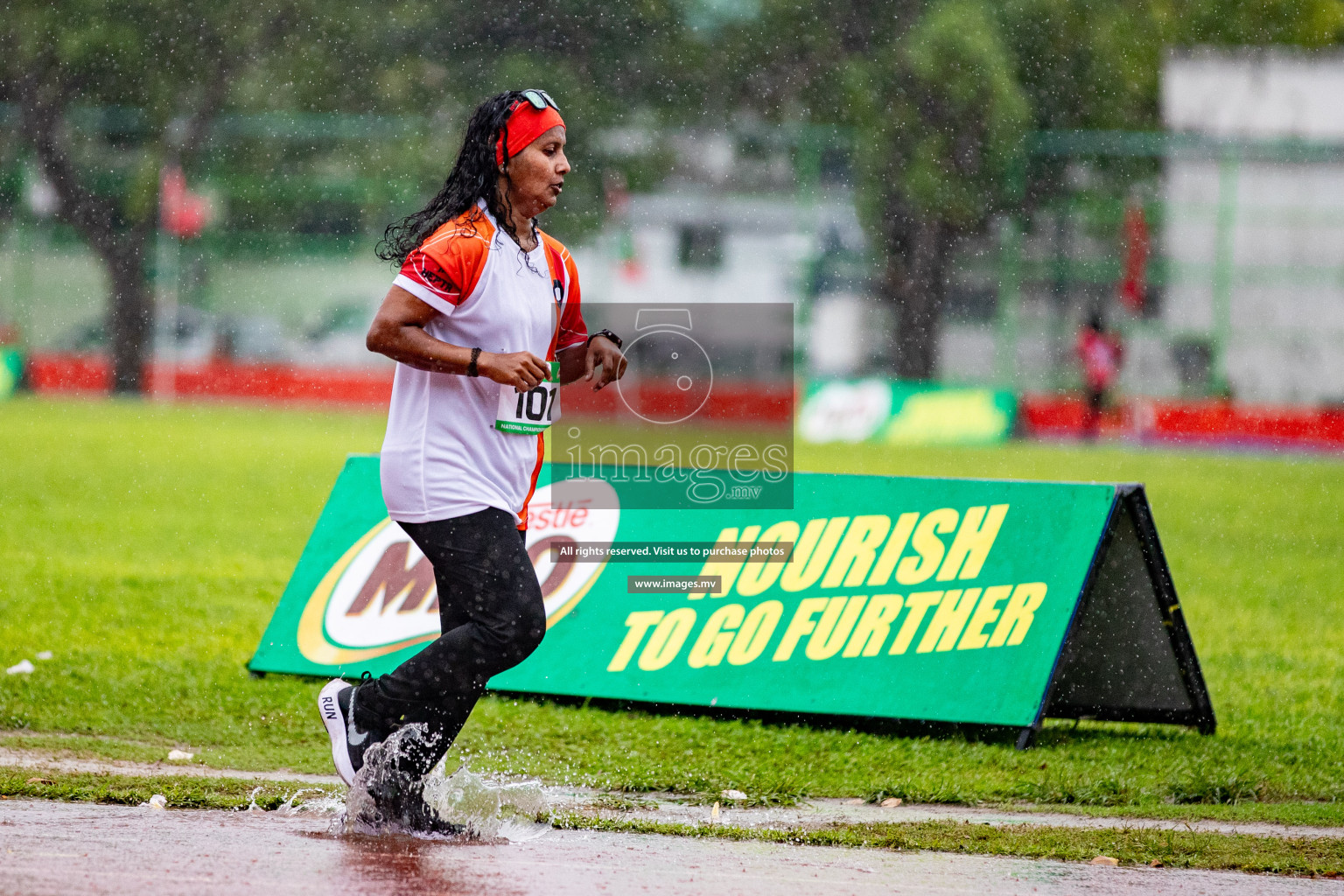 Day 2 of National Athletics Championship 2023 was held in Ekuveni Track at Male', Maldives on Friday, 24th November 2023. Photos: Hassan Simah / images.mv