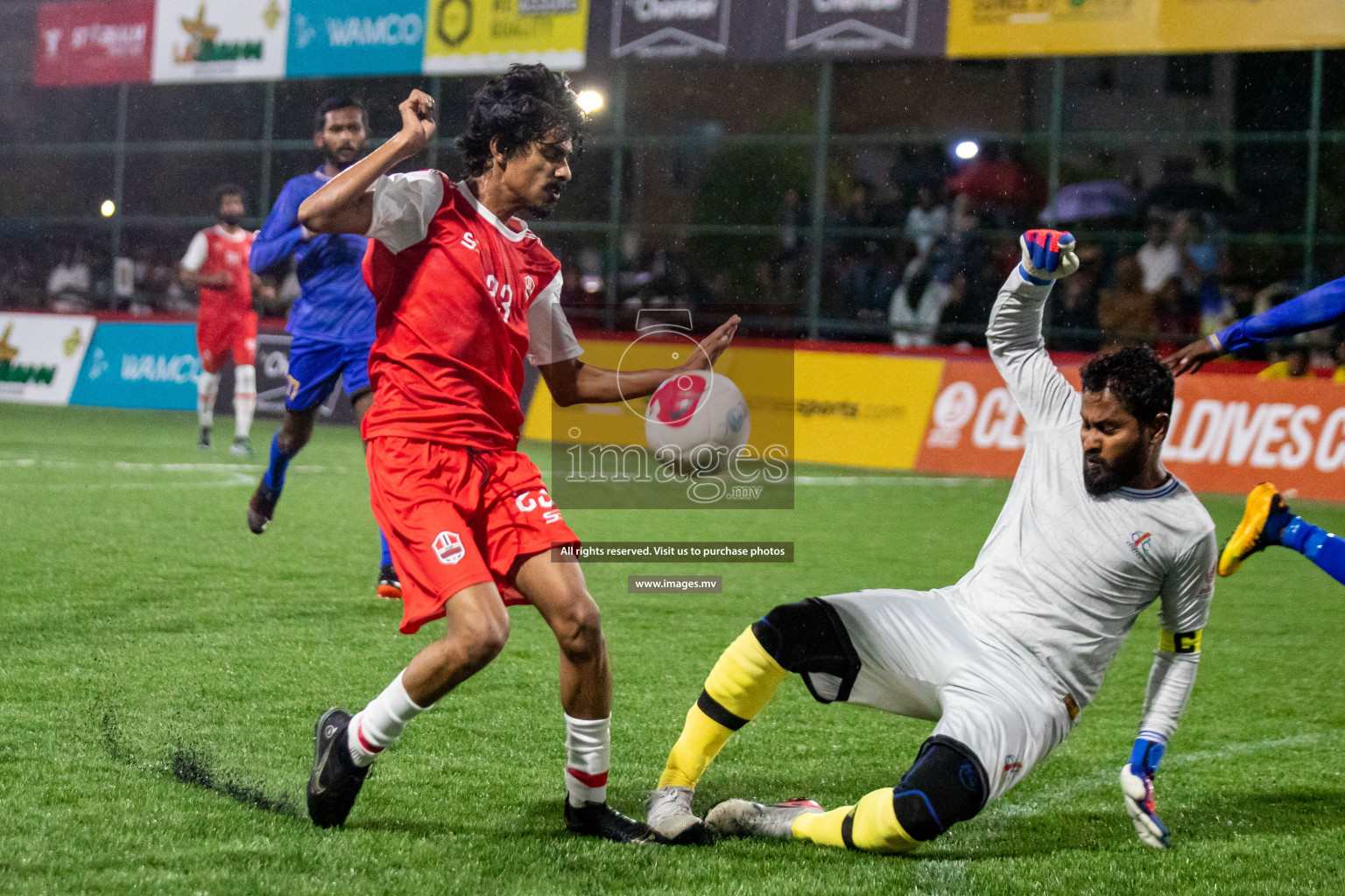 Customs RC vs Club Aasandha in Club Maldives Cup 2022 was held in Hulhumale', Maldives on Saturday, 15th October 2022. Photos: Hassan Simah/ images.mv