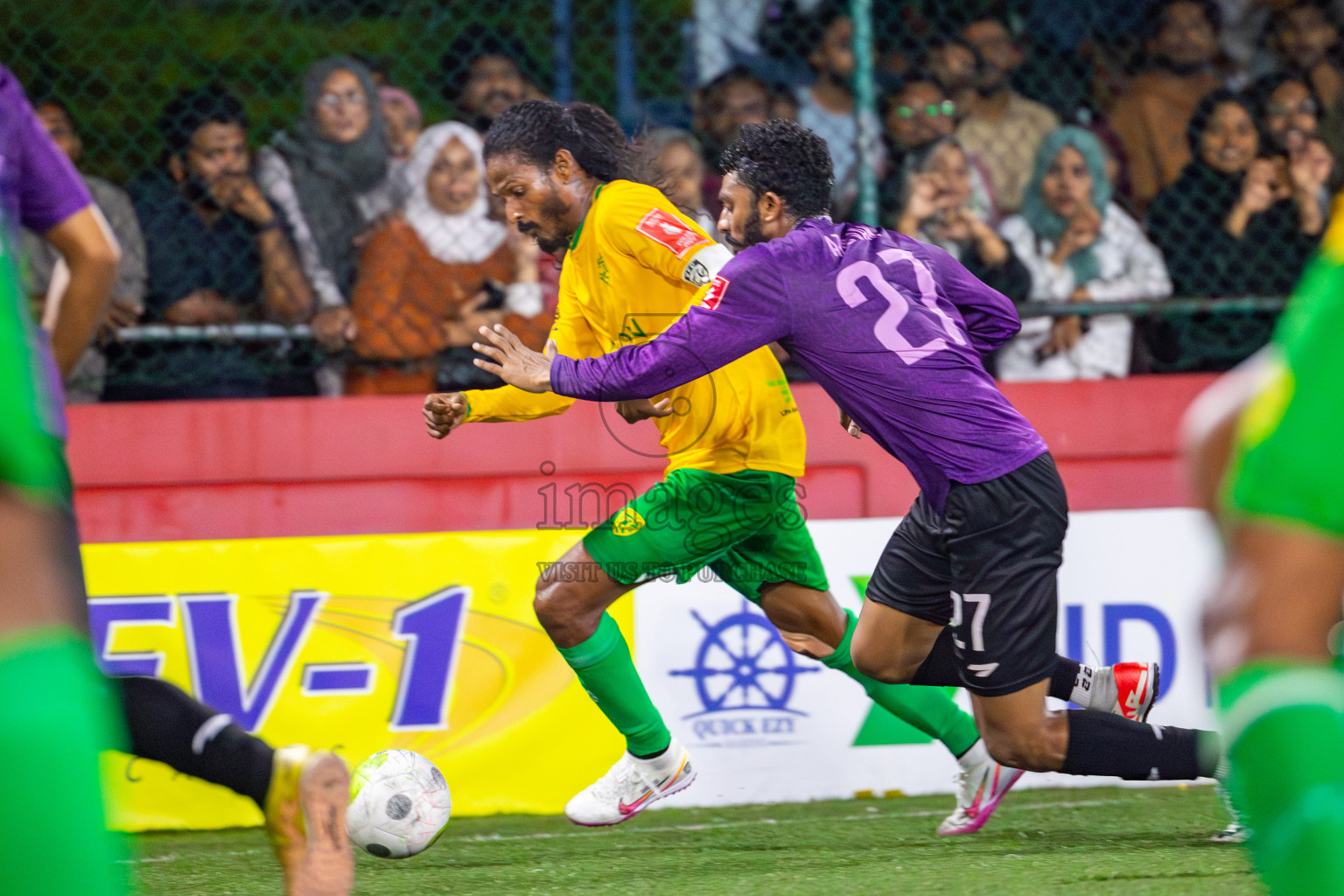 GDh Vaadhoo vs GA Kanduhulhudhoo on Day 33 of Golden Futsal Challenge 2024, held on Sunday, 18th February 2024, in Hulhumale', Maldives Photos: Mohamed Mahfooz Moosa / images.mv