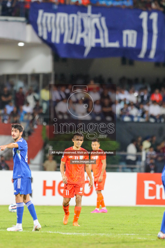 Kuwait vs India in the Final of SAFF Championship 2023 held in Sree Kanteerava Stadium, Bengaluru, India, on Tuesday, 4th July 2023. Photos: Hassan Simah / images.mv