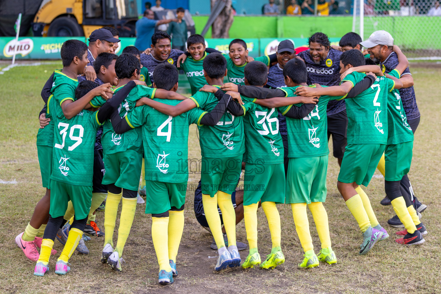 Day 3 of MILO Academy Championship 2025 (U-12) was held at Henveiru Stadium in Male', Maldives on Saturday, 3rd May 2025. Photos: Ismail Thoriq / images.mv