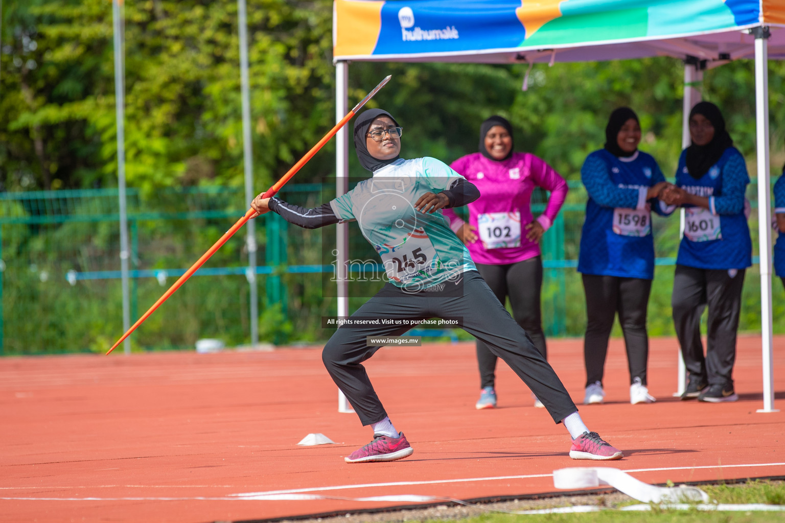 Day two of Inter School Athletics Championship 2023 was held at Hulhumale' Running Track at Hulhumale', Maldives on Sunday, 15th May 2023. Photos: Nausham Waheed / images.mv