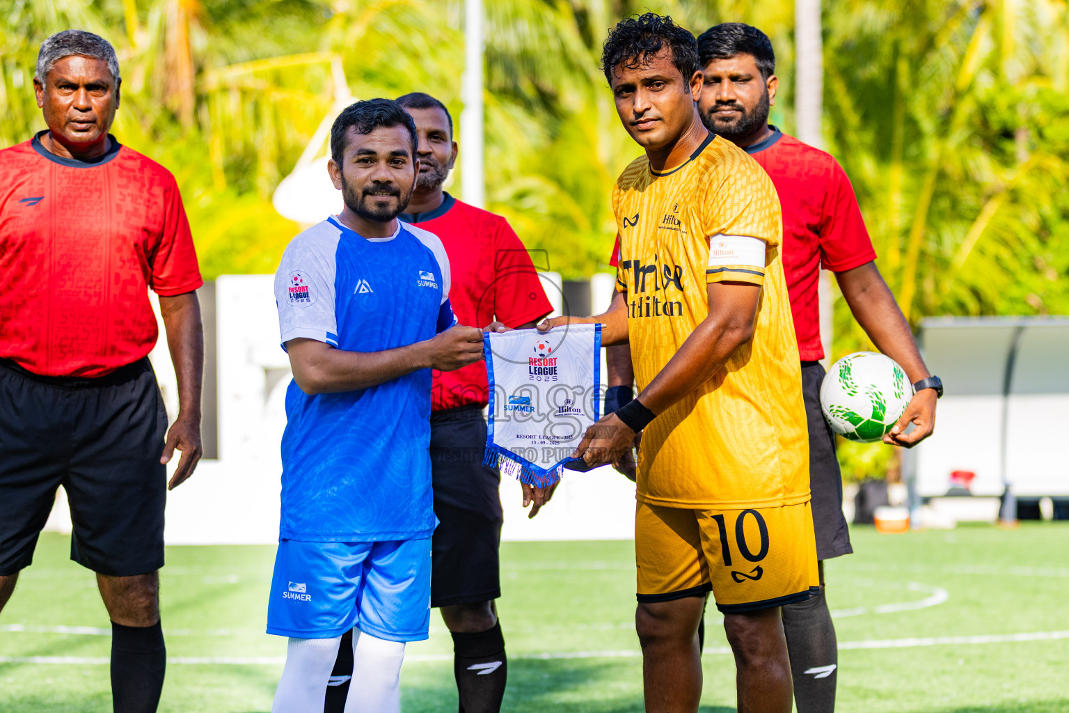 Summer Island Resort vs Hilton Amingiri in Resort League 2025 (North Male Zone) day 11 was held on Saturday, 13th September 2025 in One And Only Reethi Rah Maldives Resort, Photos: Areef Adam / images.mv