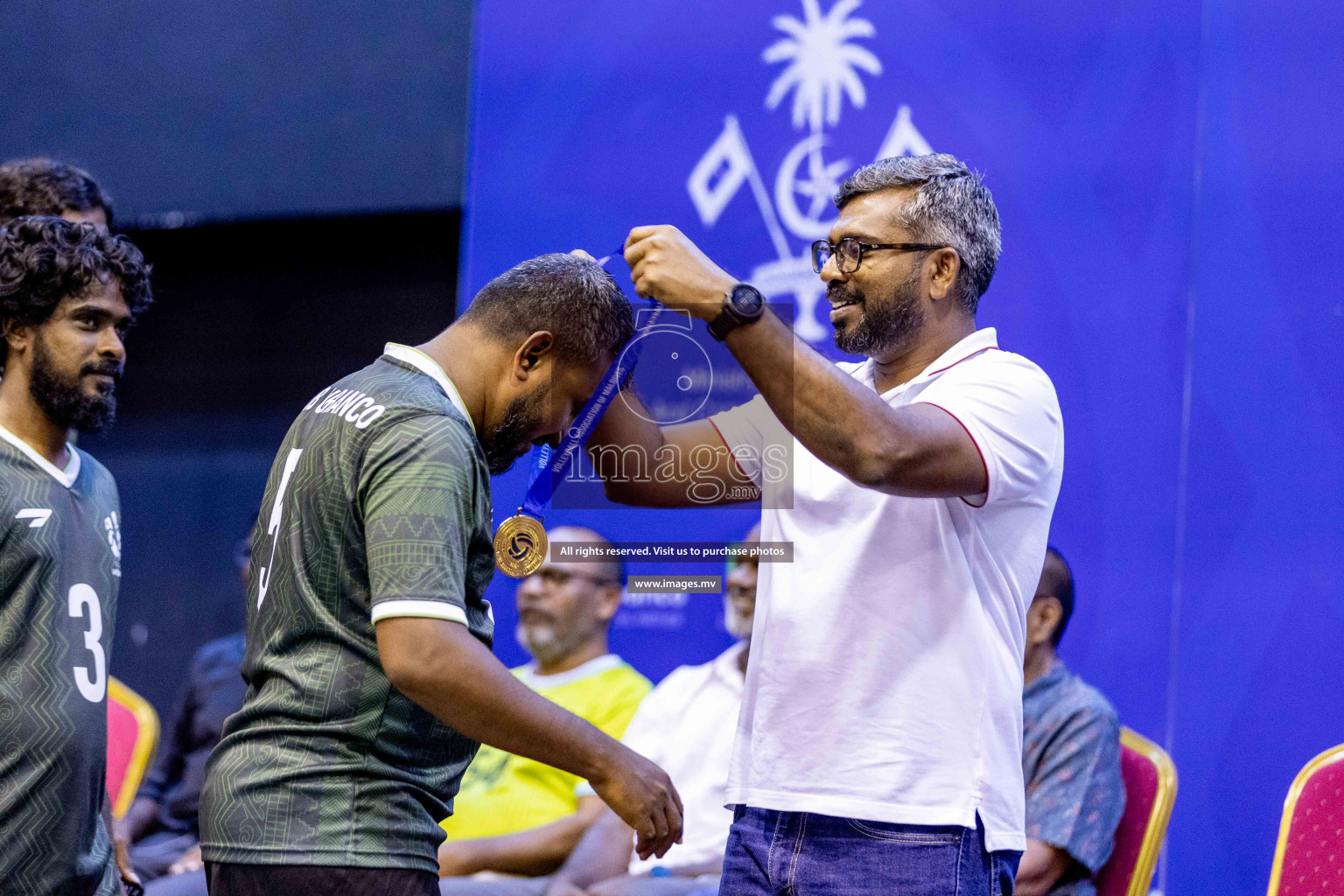 Final of Inter Company-Office Volleyball Tournament 2023 was held in Social Center, Male', Maldives on Saturday, 20th May 2023.  Photos: Ismail Thoriq / images.mv