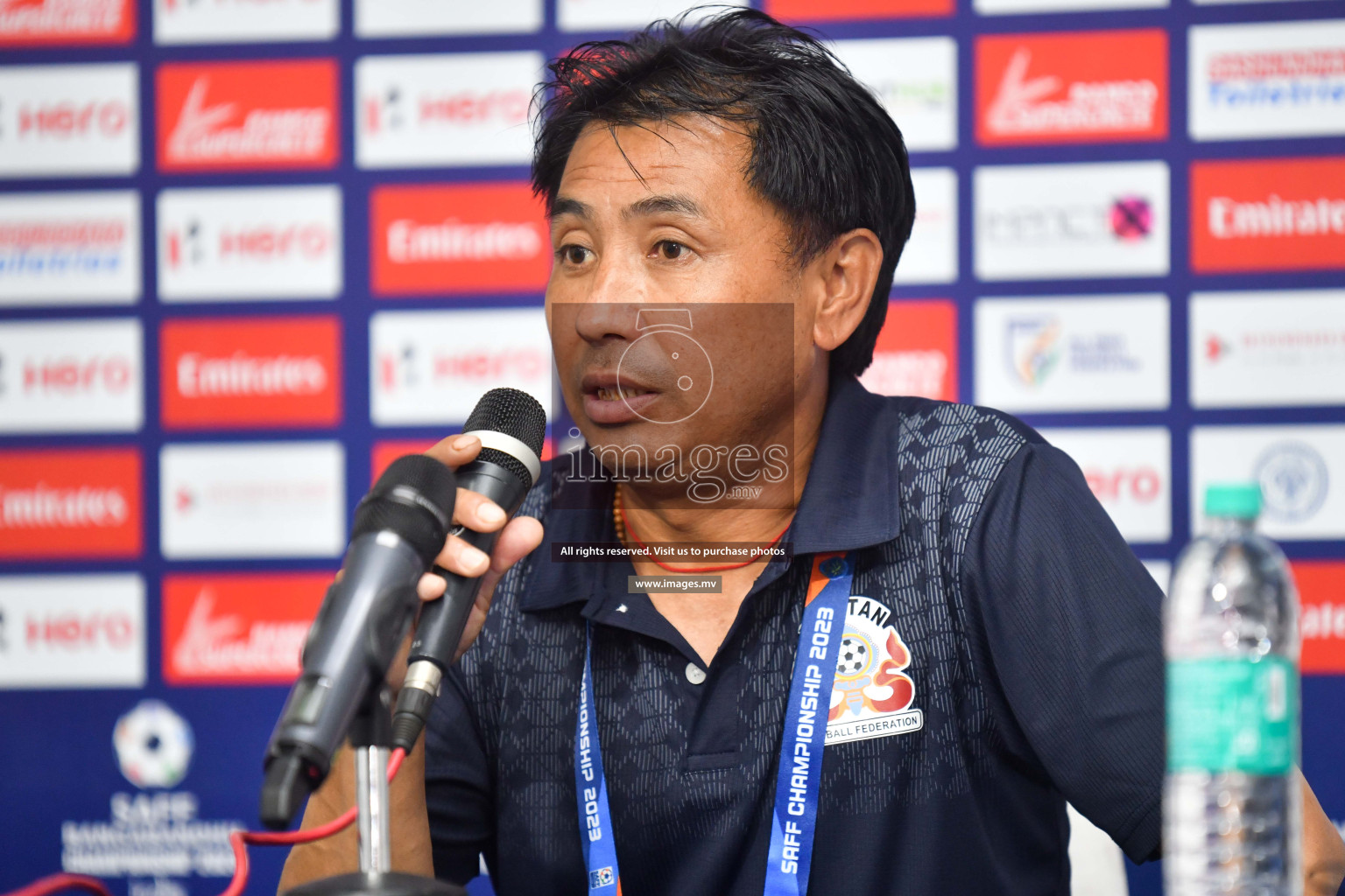 Maldives vs Bhutan in SAFF Championship 2023 held in Sree Kanteerava Stadium, Bengaluru, India, on Wednesday, 22nd June 2023. Photos: Nausham Waheed / images.mv