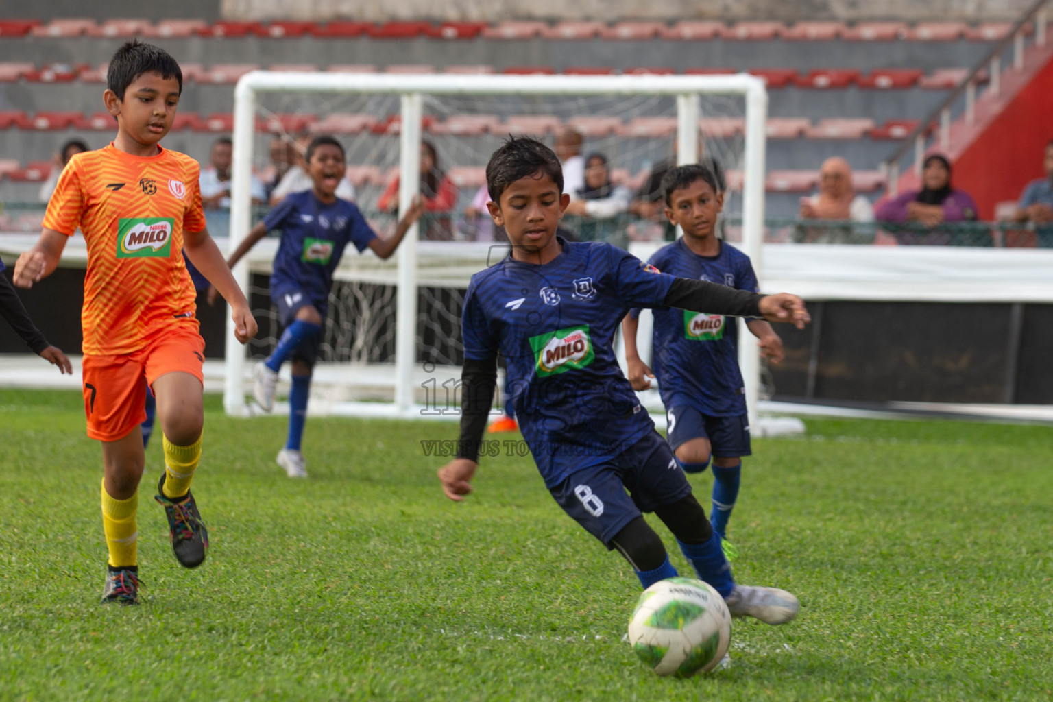 Day 2 of MILO Kids Football Fiesta was held at National Stadium in Male', Maldives on Saturday, 24th February 2024.