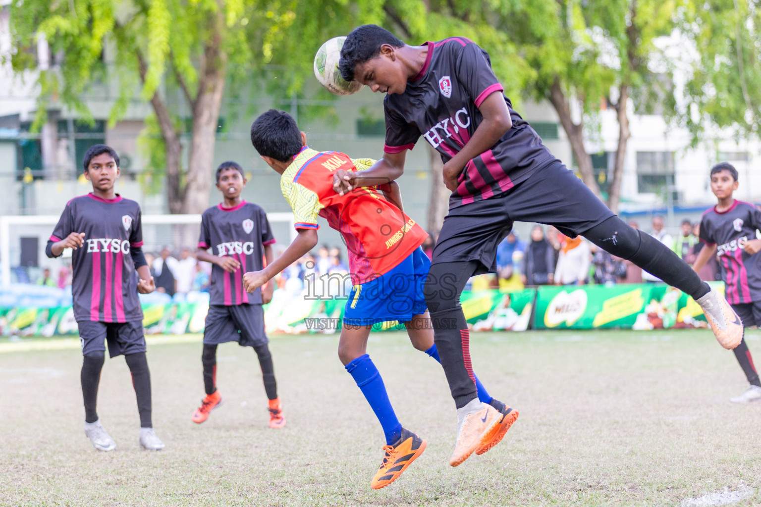 Day 3 of MILO Academy Championship 2024 - U12 was held at Henveiru Grounds in Male', Maldives on Thursday, 7th July 2024. Photos: Shuu Abdul Sattar / images.mv