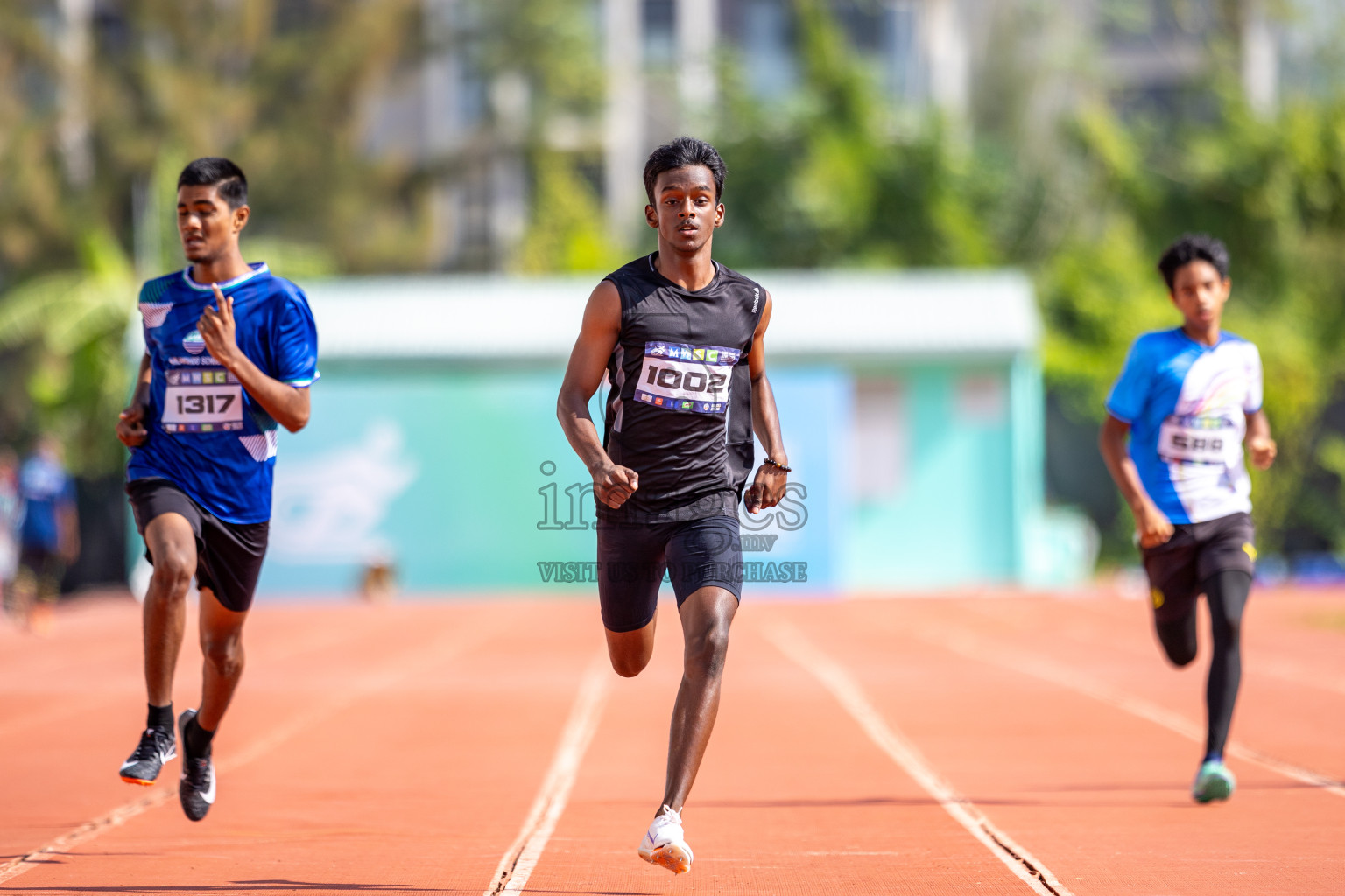 Day 4 of MWSC Interschool Athletics Championships 2024 held in Hulhumale Running Track, Hulhumale, Maldives on Tuesday, 12th November 2024. Photos by: Raaif Yoosuf / Images.mv