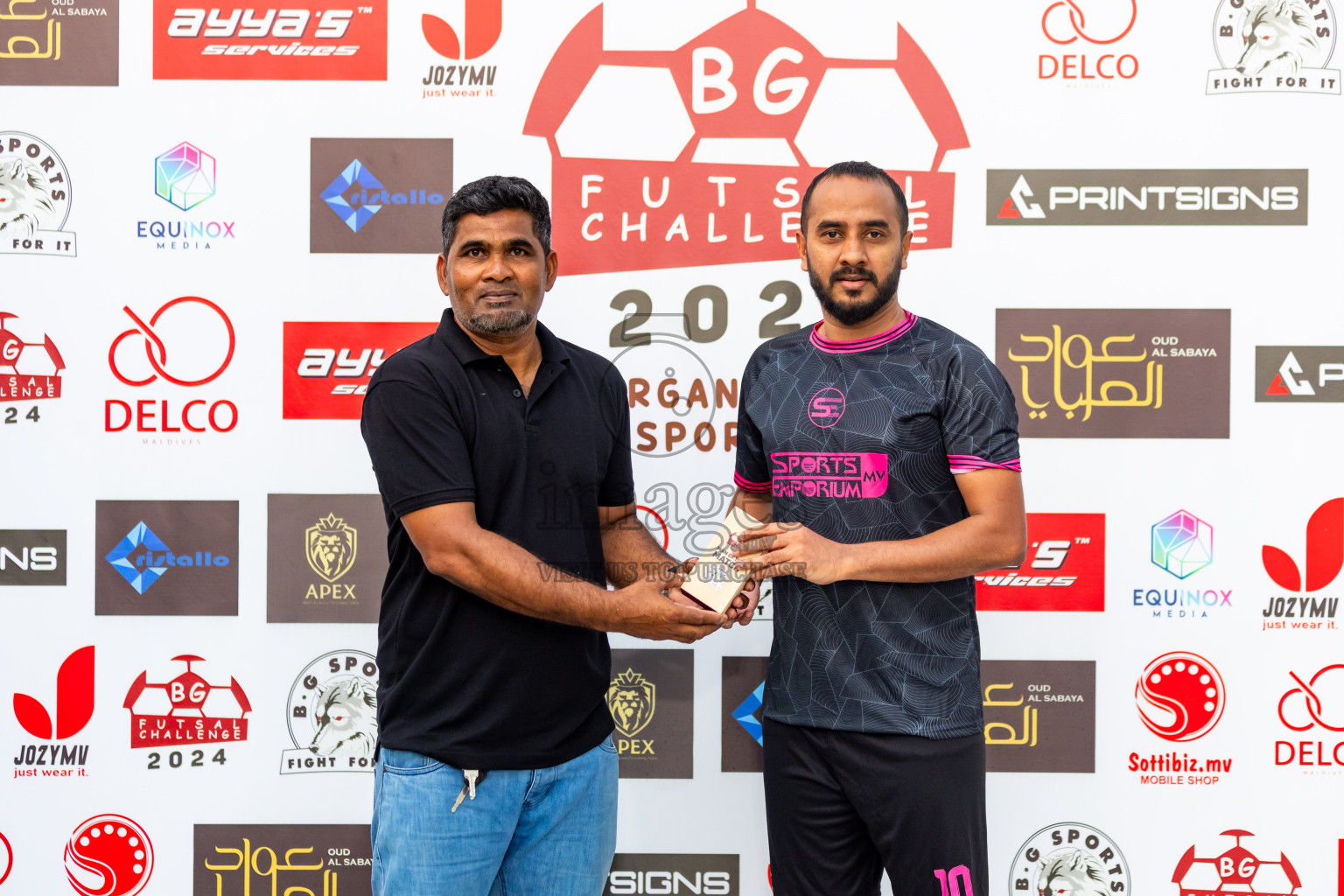 JJ Sports Clubvs Fasgandu SC in Day 1 of BG Futsal Challenge 2024 was held on Thursday, 12th March 2024, in Male', Maldives Photos: Nausham Waheed / images.mv