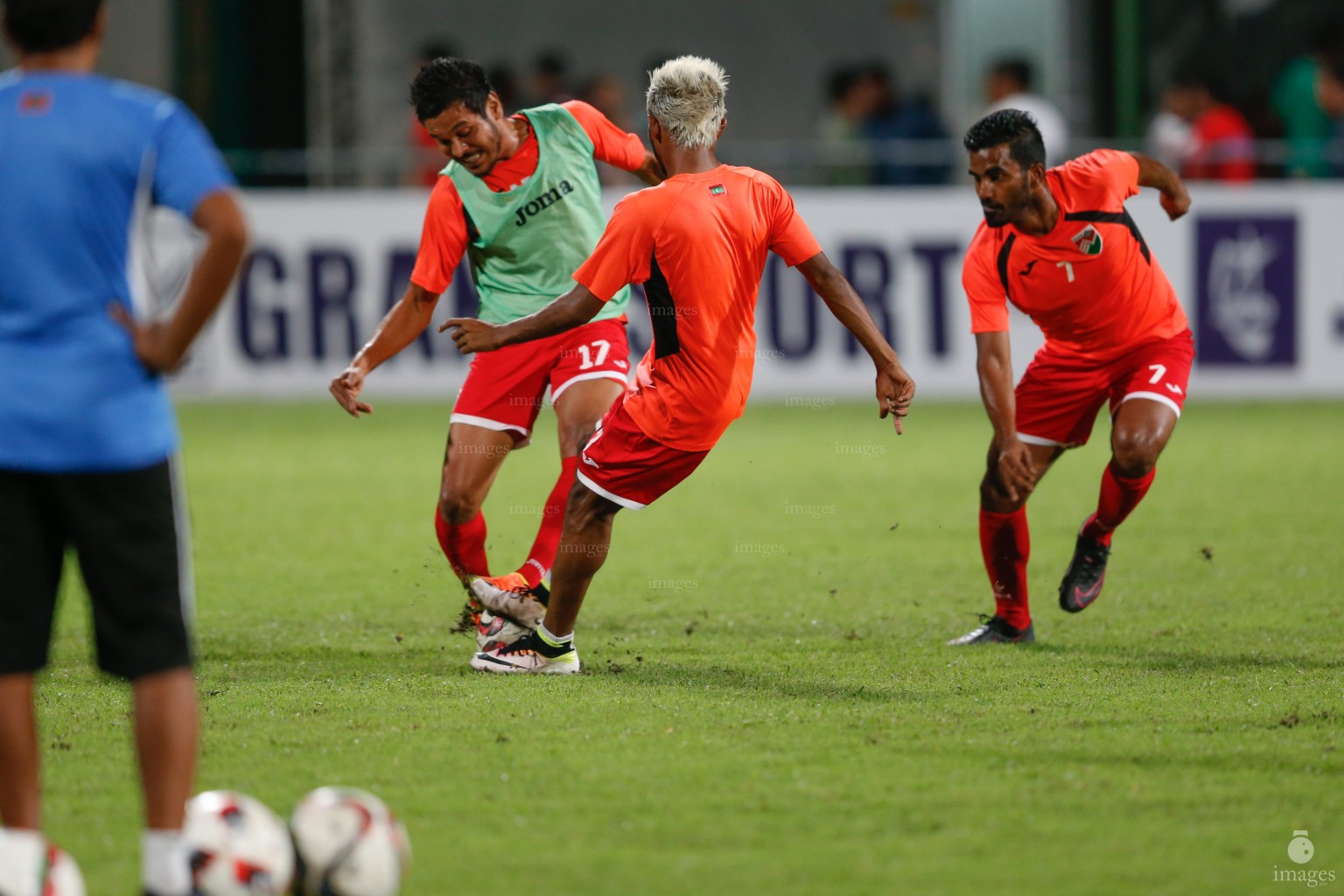 International friendly match , Maldives VS Bangladesh in Male', Maldives, Thursday, 1st September 2016.(Images.mv Photo/ Abdulla Abeedh). 
