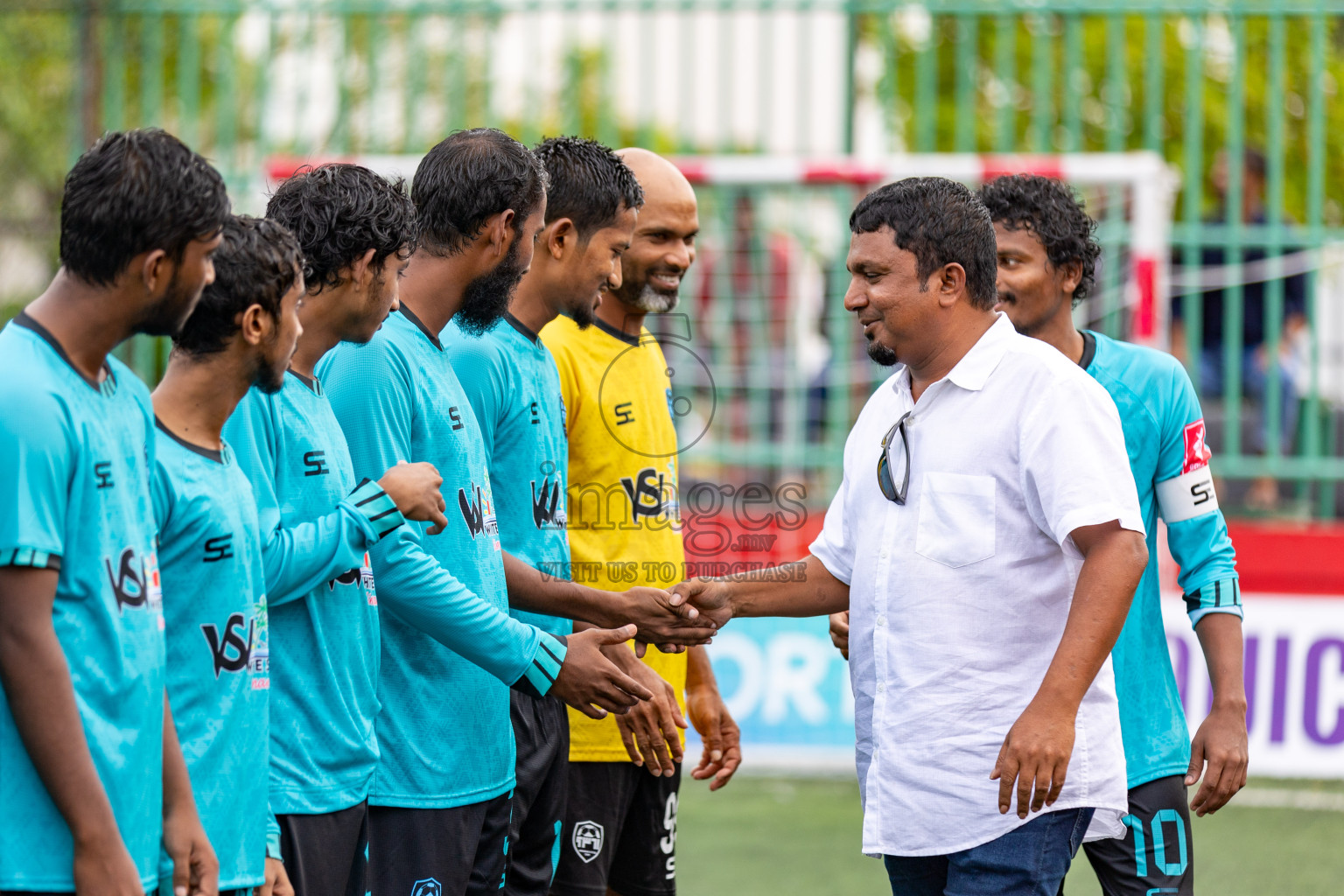 AA. Thoddoo VS AA. Himandhoo in Day 7 of Golden Futsal Challenge 2025 was held on Saturday, 11th January 2025, in Hulhumale', Maldives Photos: Hassan Simah / images.mv