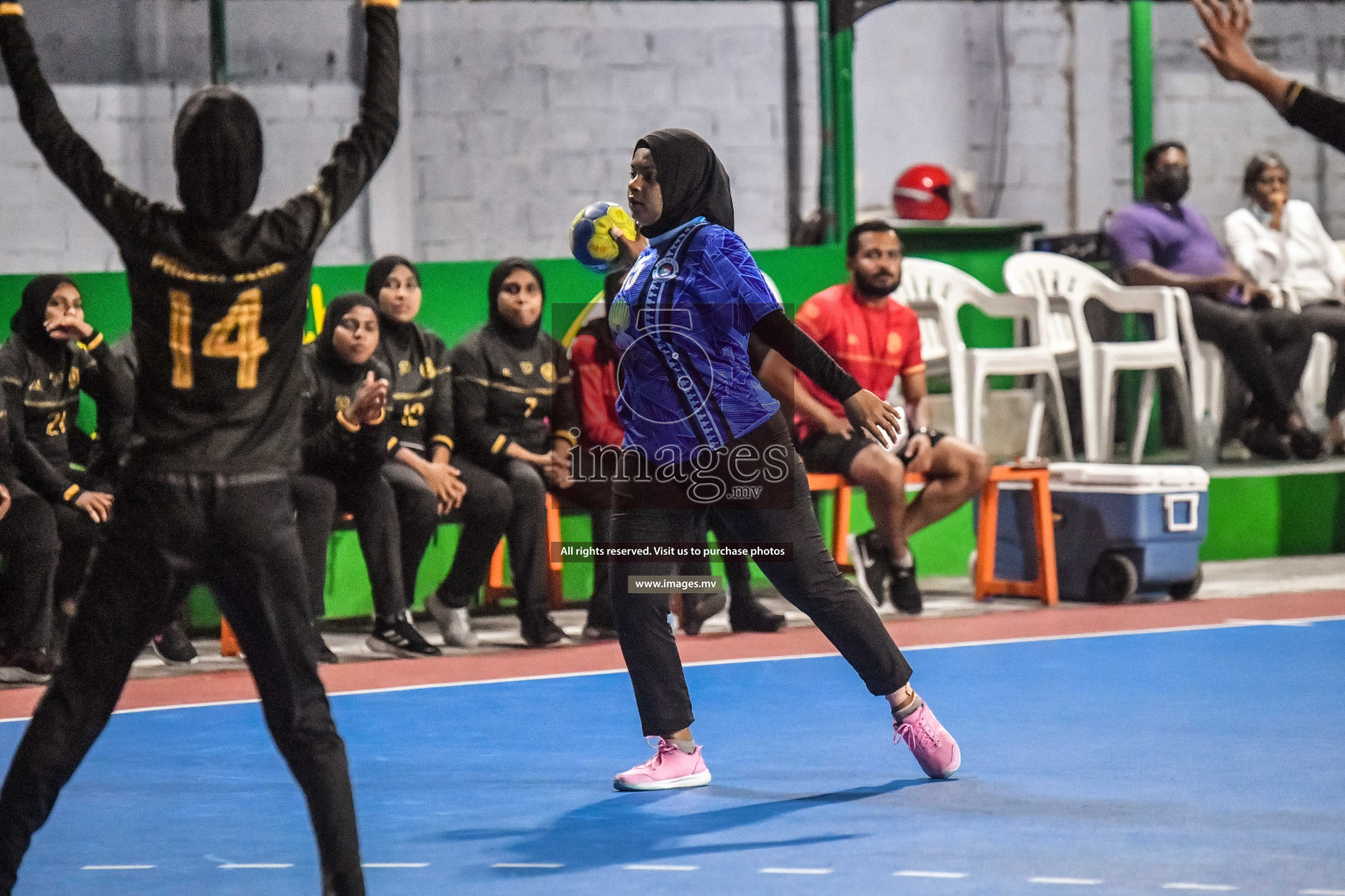 Day 16 of Milo 6th Inter Office Handball Tournament 2022 - Photos by Nausham Waheed