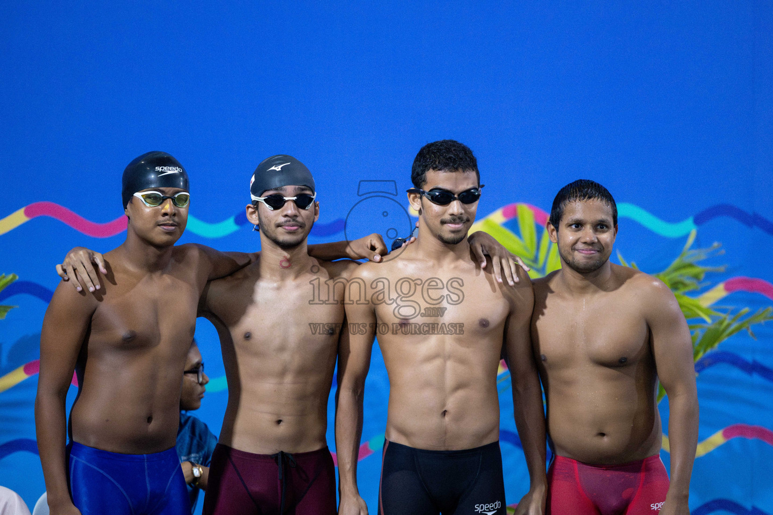 Day 6 of National Swimming Competition 2024 held in Hulhumale', Maldives on Wednesday, 18th December 2024. Photos: Mohamed Mahfooz Moosa / images.mv