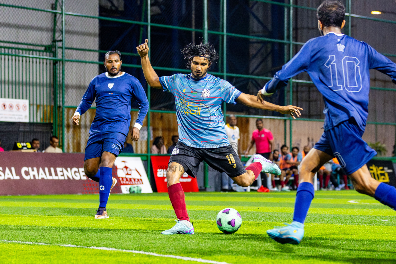 BG New Generation vs Escolar FC in Day 7 of BG Futsal Challenge 2024 was held on Monday, 18th March 2024, in Male', Maldives Photos: Nausham Waheed / images.mv