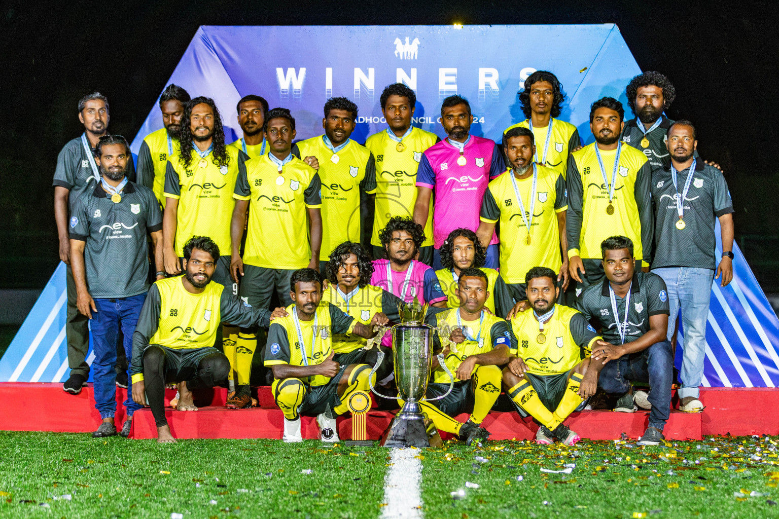 JT Sports vs Kanmathi Juniors from Final of Manadhoo Council Cup 2024 in N Manadhoo Maldives on Tuesday, 27th February 2023. Photos: Nausham Waheed / images.mv