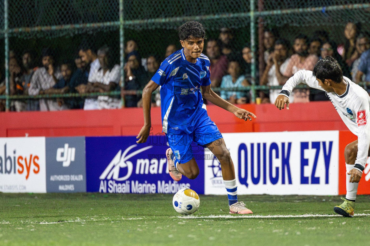 AA Mathiveri vs AA Himandhoo in Day 11 of Golden Futsal Challenge 2025 was held on Wednesday, 15th January 2025, in Hulhumale', Maldives Photos: Mohamed Mahfooz Moosa / images.mv