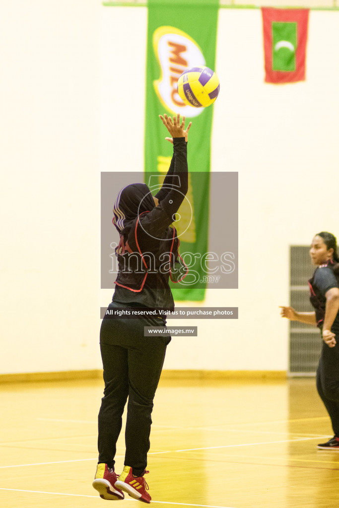 Kulhudhuffushi Youth & R.C vs Shining Star Sports Club in the Semi Finals of Milo National Netball Tournament 2021 held on 3 December 2021 in Male', Maldives, photos by Maanish