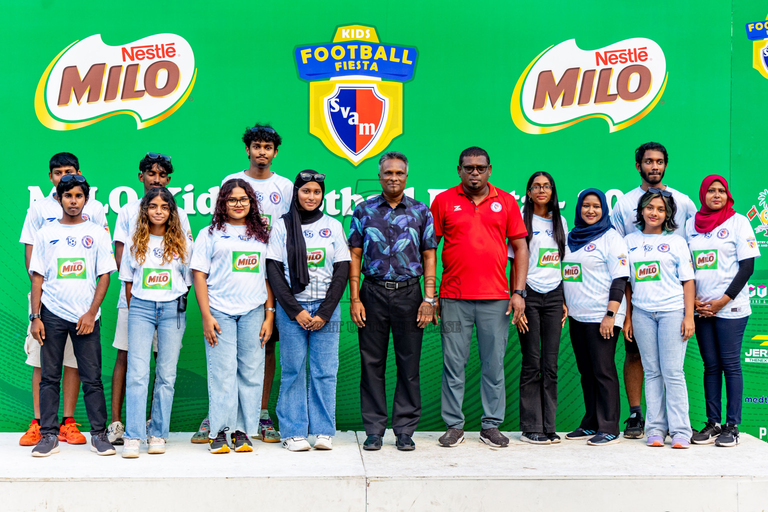 Day 2 of MILO Kids Football Fiesta was held at National Stadium in Male', Maldives on Saturday, 24th February 2024.